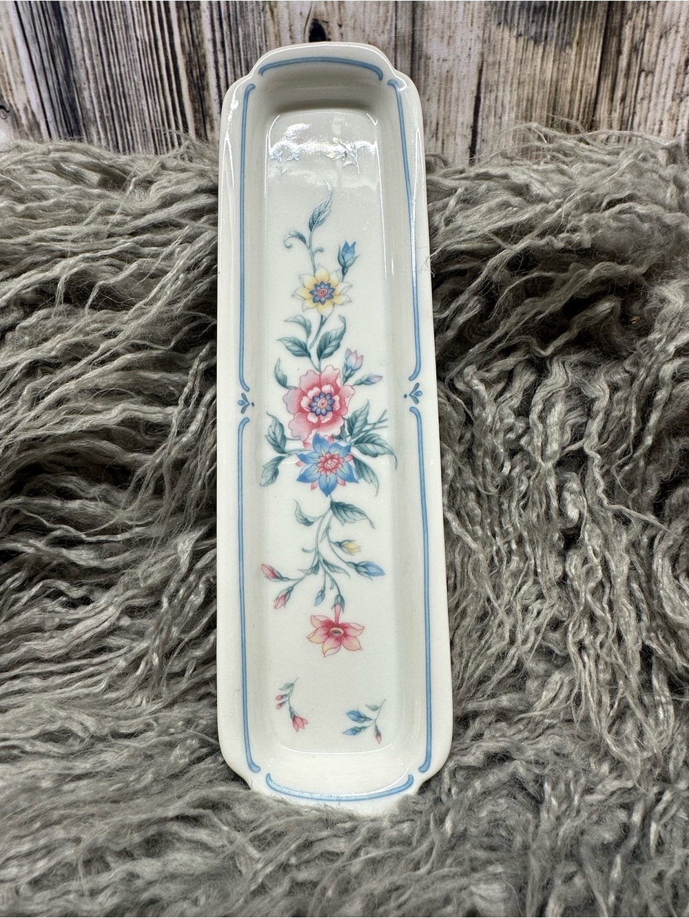 Vintage Neiman Marcus Porcelain Hair Pin/Trinket Tray